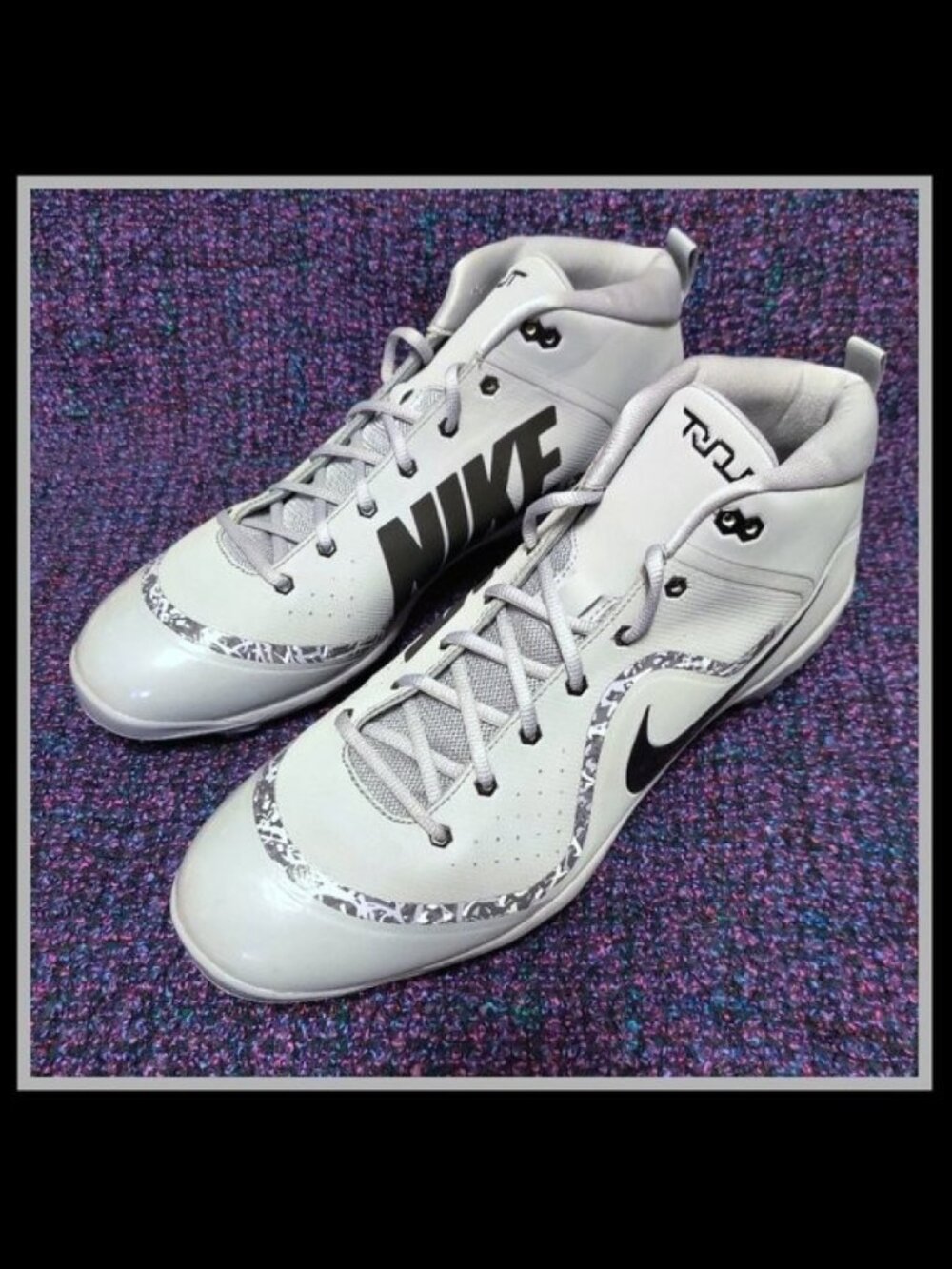 Nike Force Air Trout 4 Pro Metal Baseball Cleats 917920-002 Grey Men's 16 NWOB